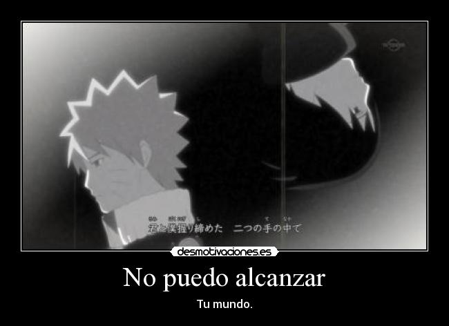 No puedo alcanzar - Tu mundo.