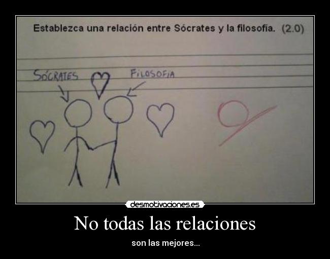 No todas las relaciones - son las mejores...