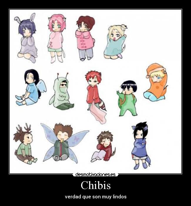 Chibis - verdad que son muy lindos