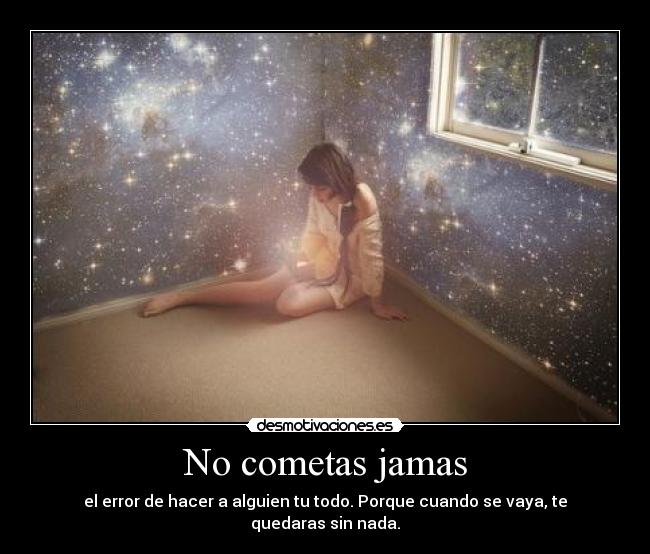 No cometas jamas -