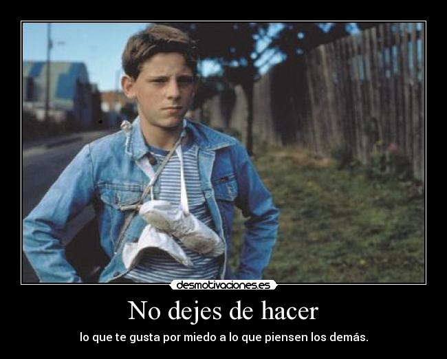 No dejes de hacer - 