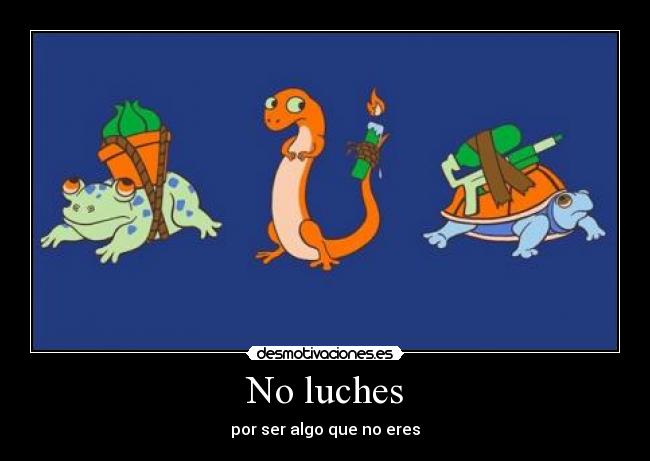 No luches -