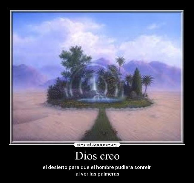 Dios creo -