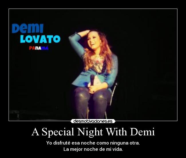 A Special Night With Demi -
