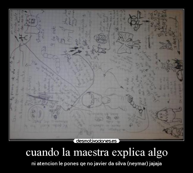 cuando la maestra explica algo - 