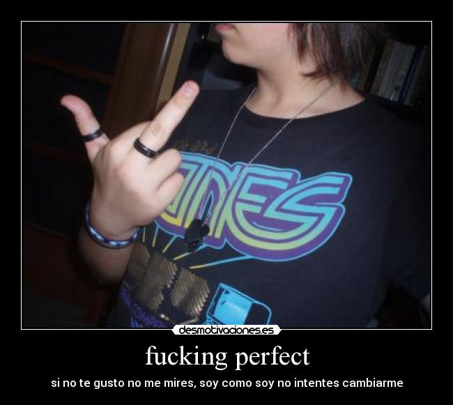 fucking perfect -