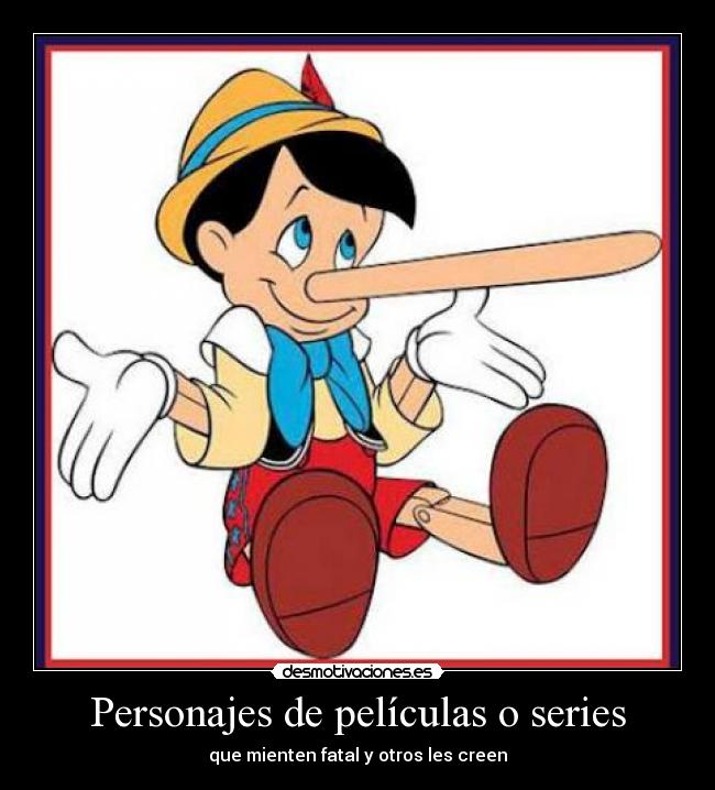 Personajes de películas o series -