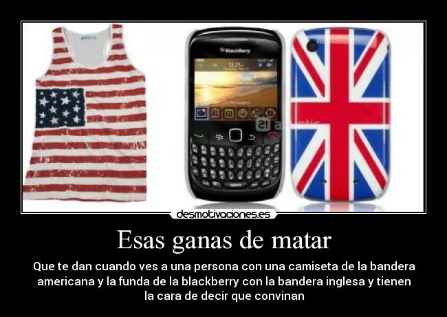 Esas ganas de matar -