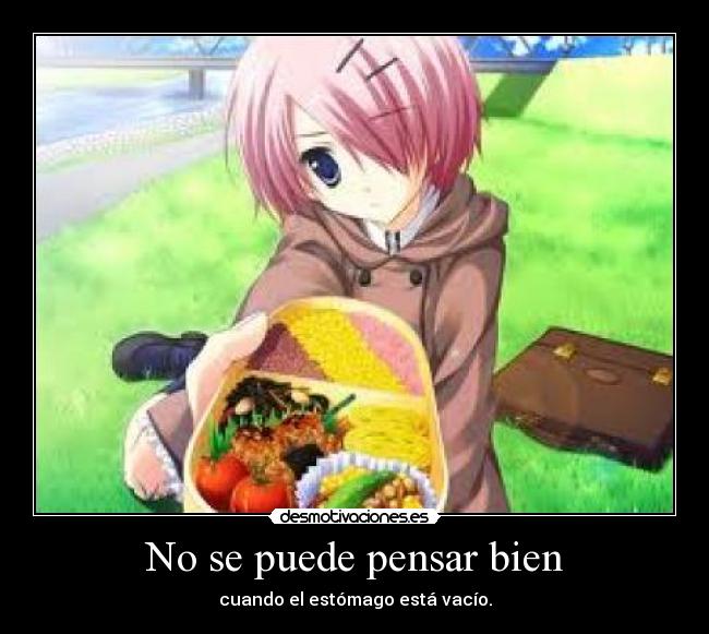 No se puede pensar bien -