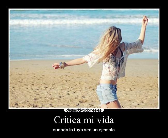 Critica mi vida - 