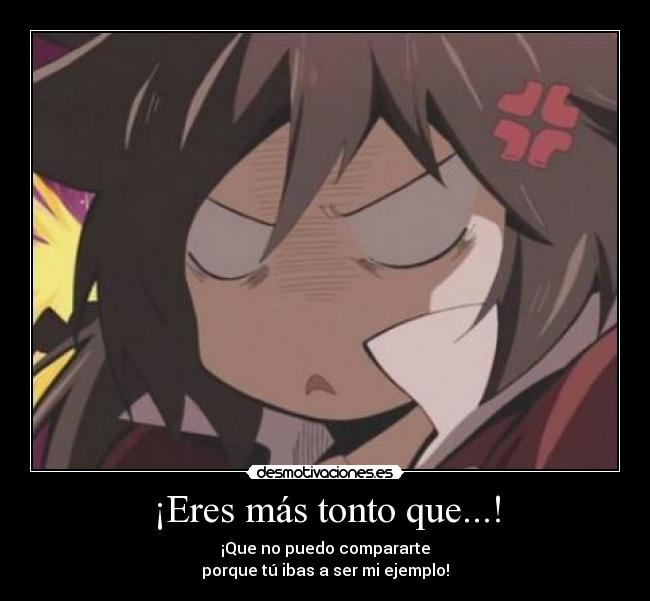 ¡Eres más tonto que...! - 