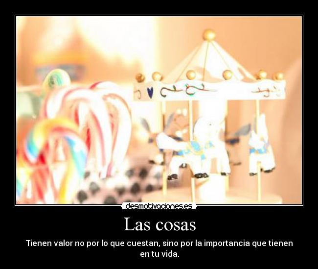 Las cosas -