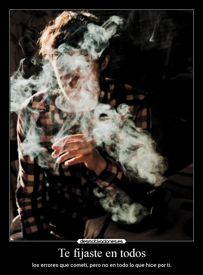 Te fijaste en todos - 