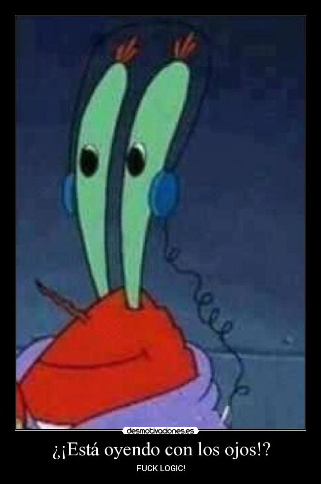 ¿¡Está oyendo con los ojos!? - 
