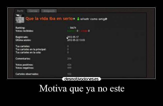 Motiva que ya no este - 
