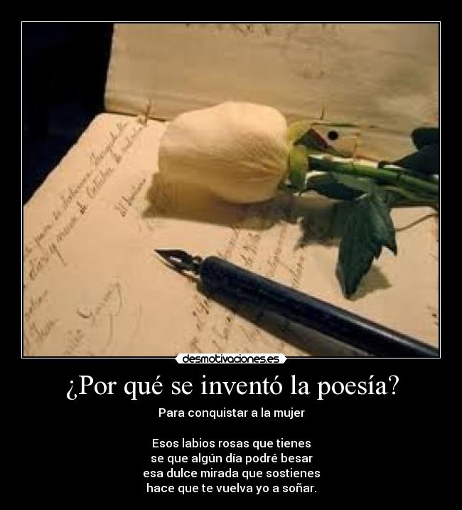 carteles por que poesia conquistar mujer desmotivaciones