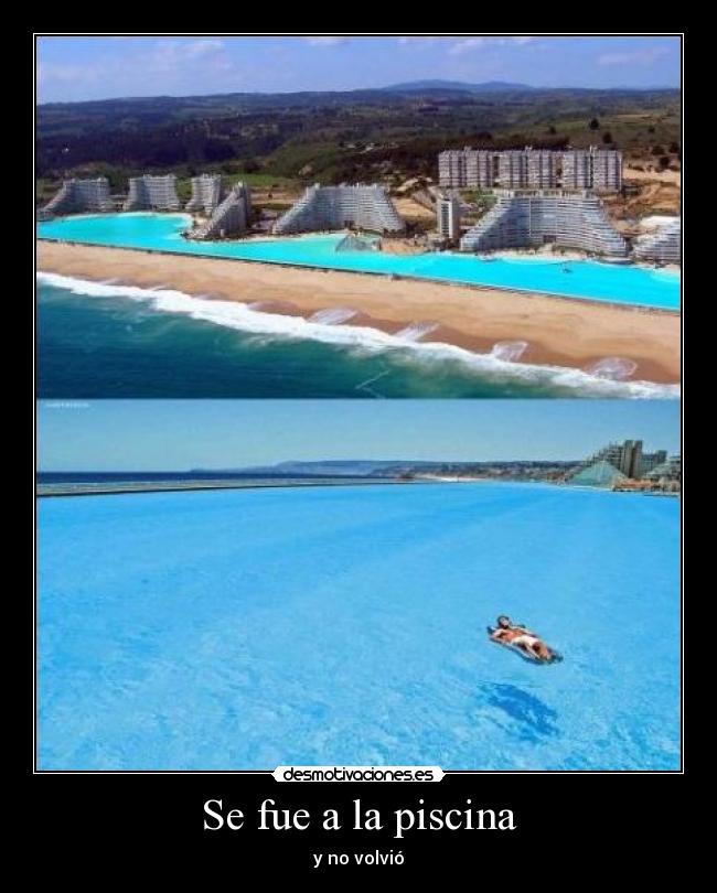Se fue a la piscina - y no volvió