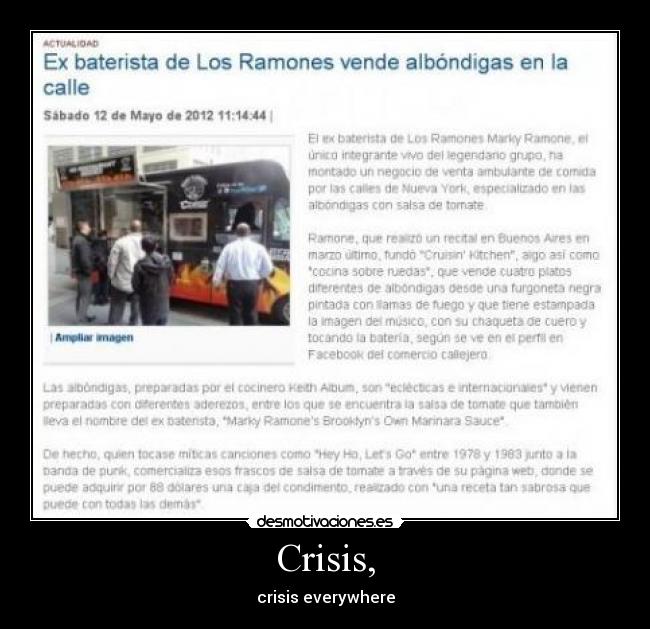 Crisis, - crisis everywhere
