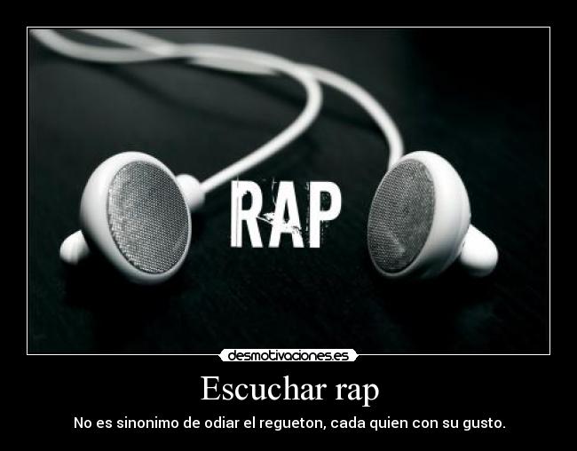 Escuchar rap -
