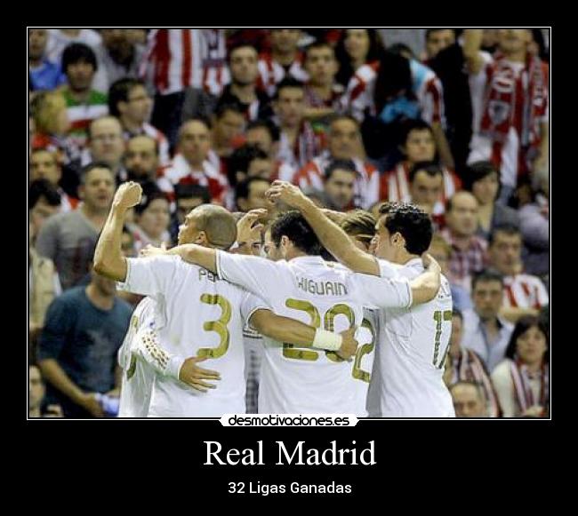 Real Madrid - 32 Ligas Ganadas