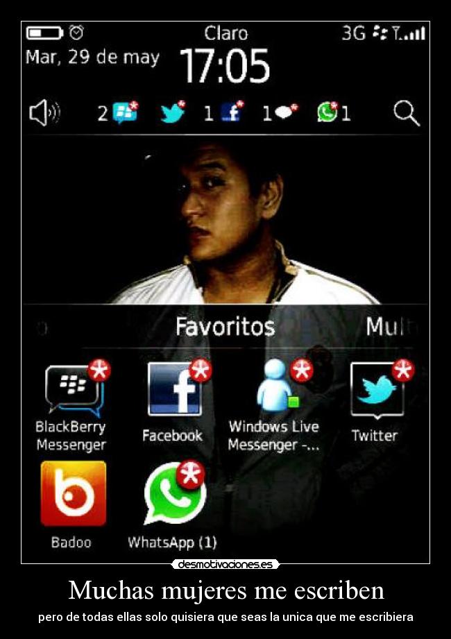 Muchas mujeres me escriben -