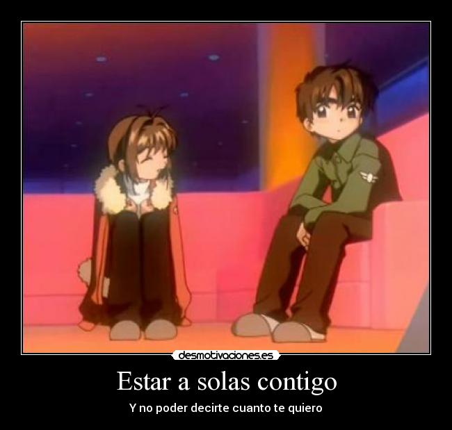 Estar a solas contigo -