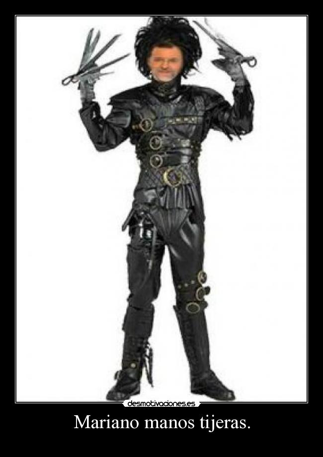 Mariano manos tijeras. -