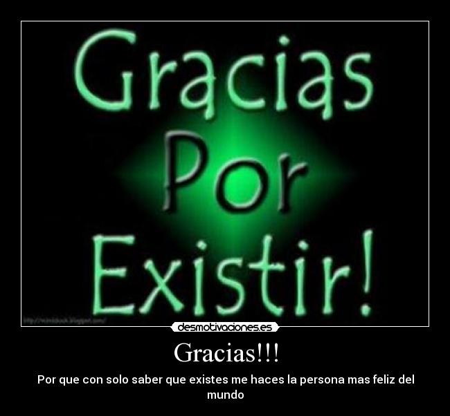 Gracias!!! -