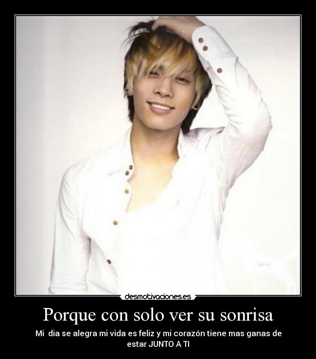 Porque con solo ver su sonrisa - 