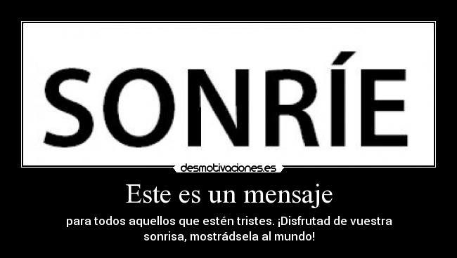 Este es un mensaje -