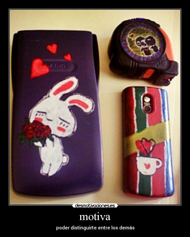 motiva - poder distinguirte entre los demás