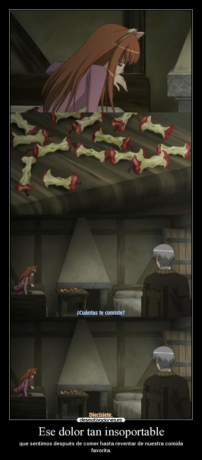 Ese dolor tan insoportable - 