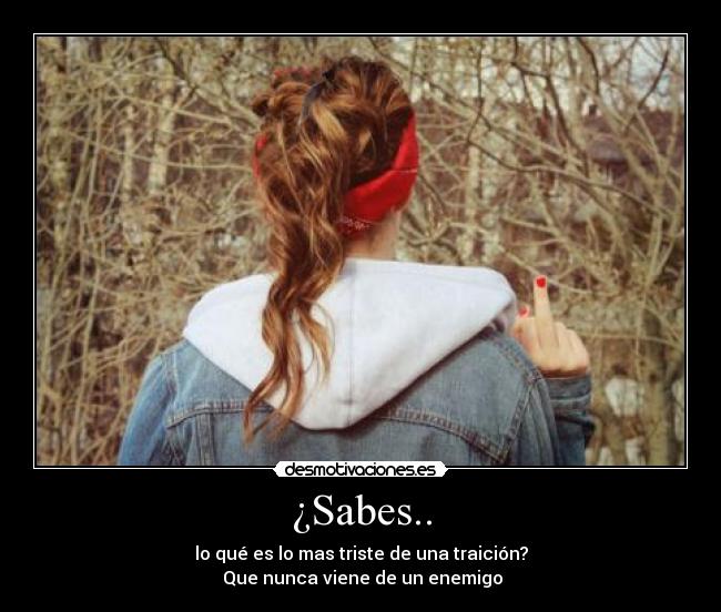 ¿Sabes.. -