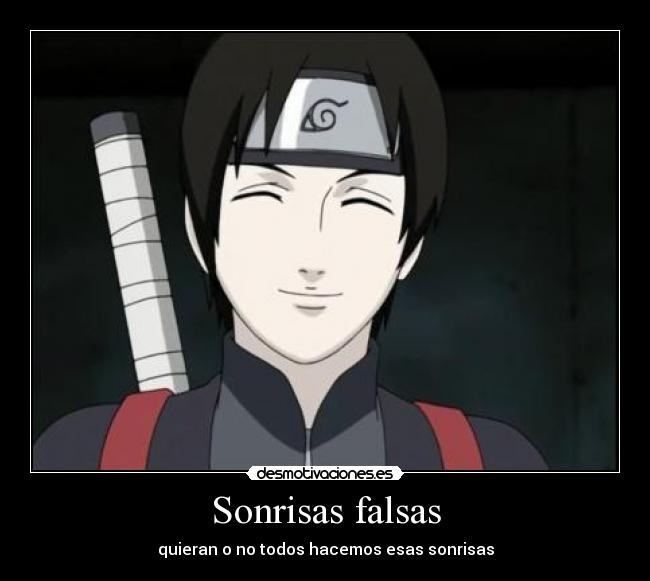 Sonrisas falsas -