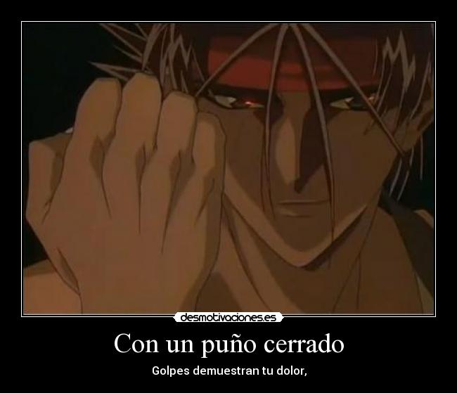 carteles anime rouruni kenshin sanosuke desmotivaciones