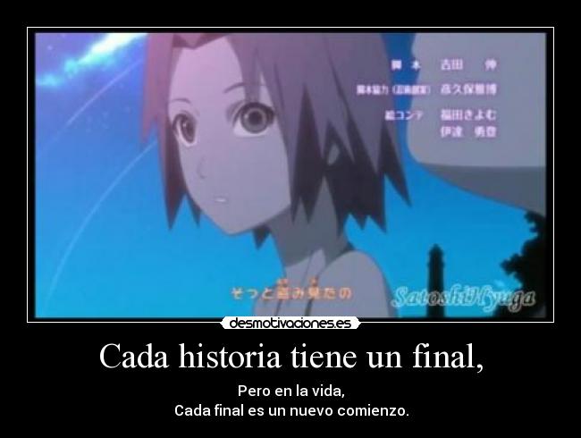 carteles historia anime sakura sasuke ninos opening del shippuden creo jeje cada historia bby desmotivaciones