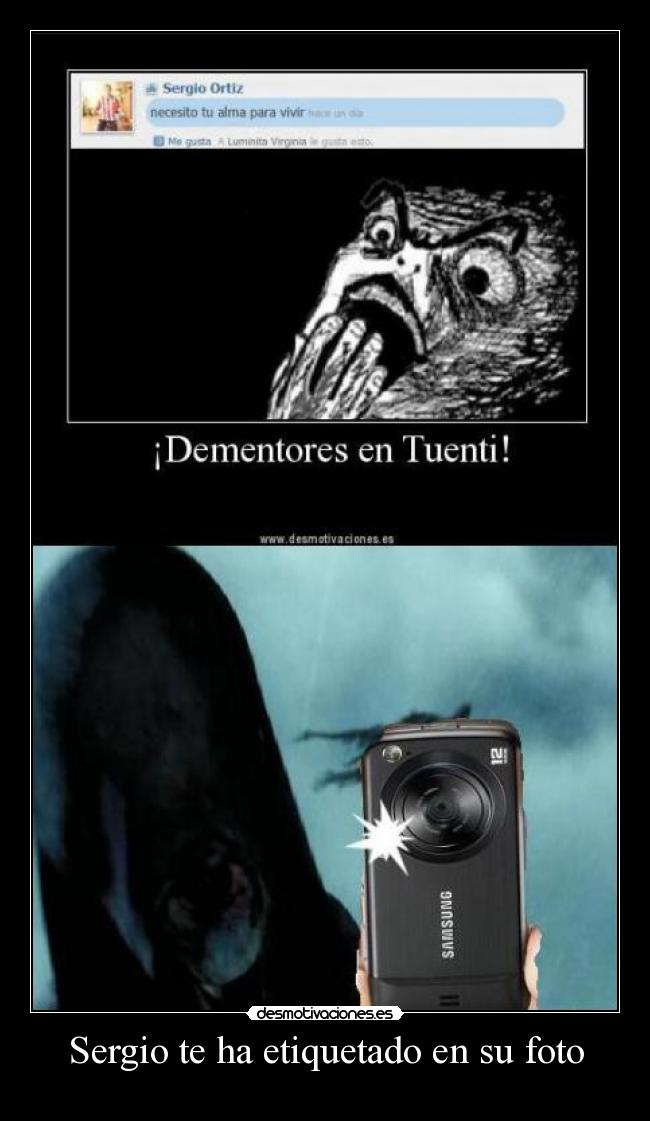 Sergio te ha etiquetado en su foto -
