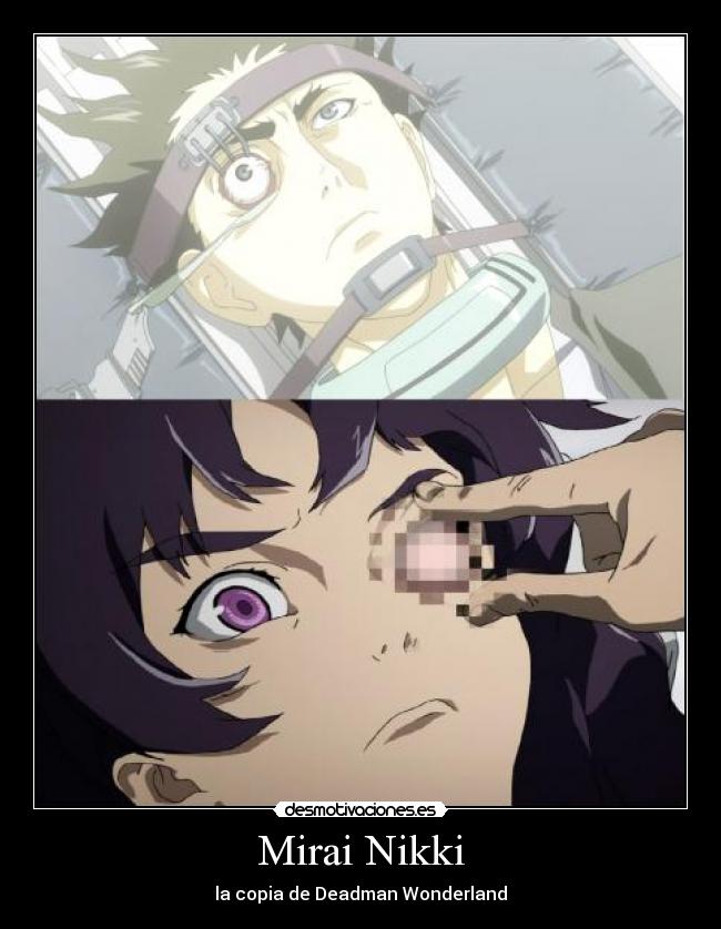 Mirai Nikki - la copia de Deadman Wonderland