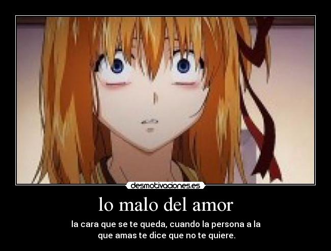lo malo del amor - 