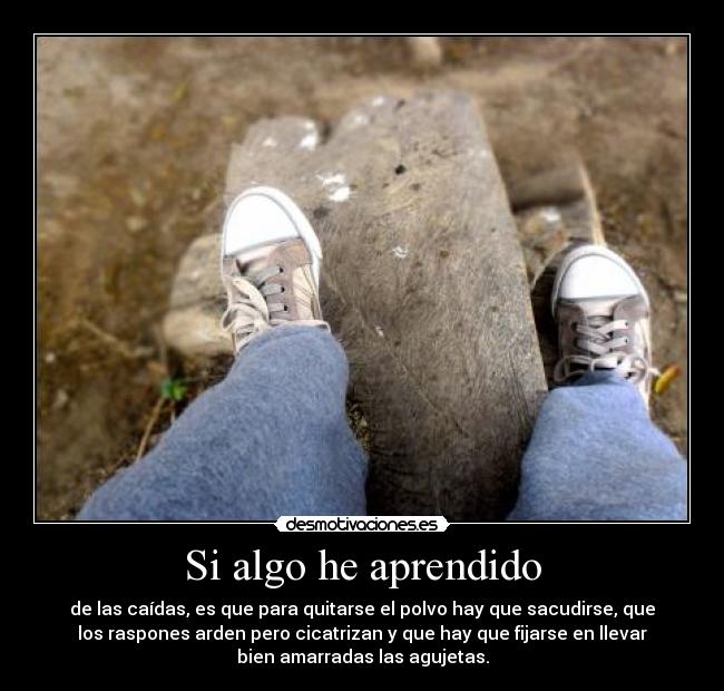 carteles algo aprendido desmotivaciones