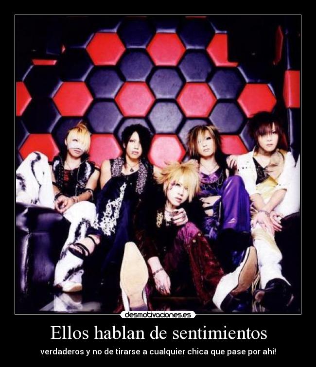 Ellos hablan de sentimientos -