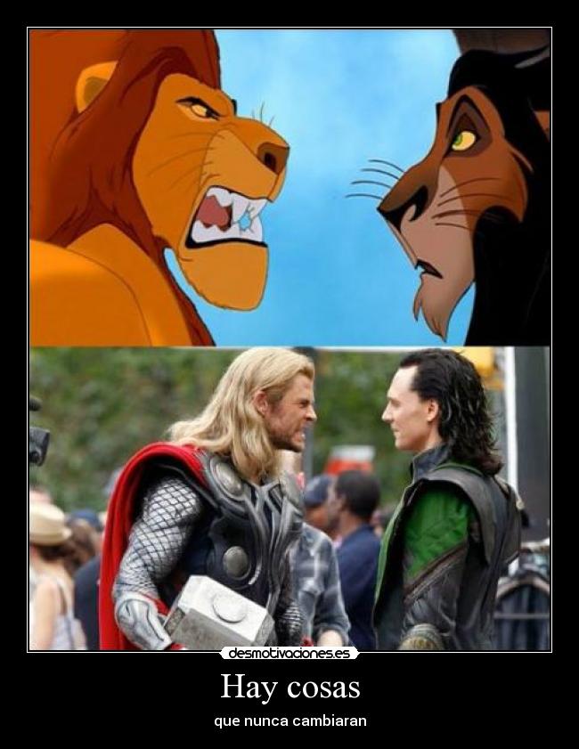 Hay cosas - que nunca cambiaran