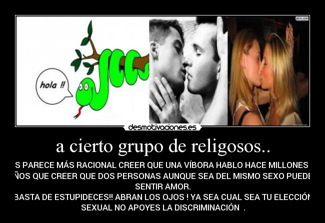 a cierto grupo de religosos.. -