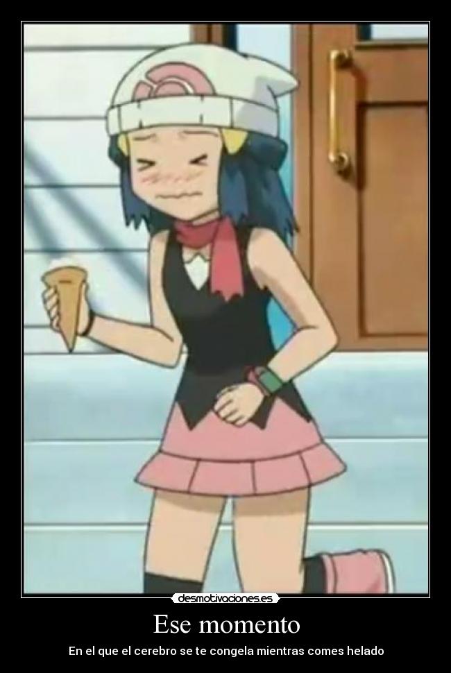 Ese momento - En el que el cerebro se te congela mientras comes helado