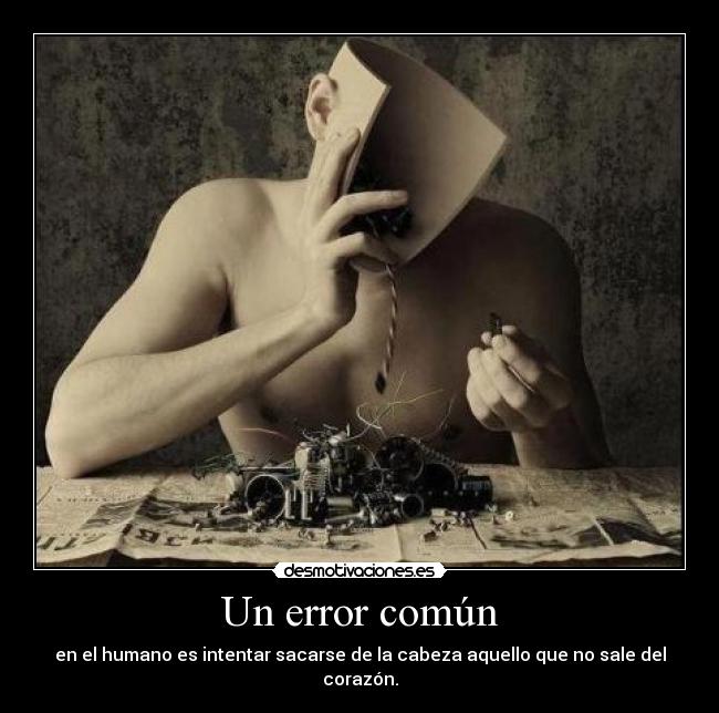 Un error común -