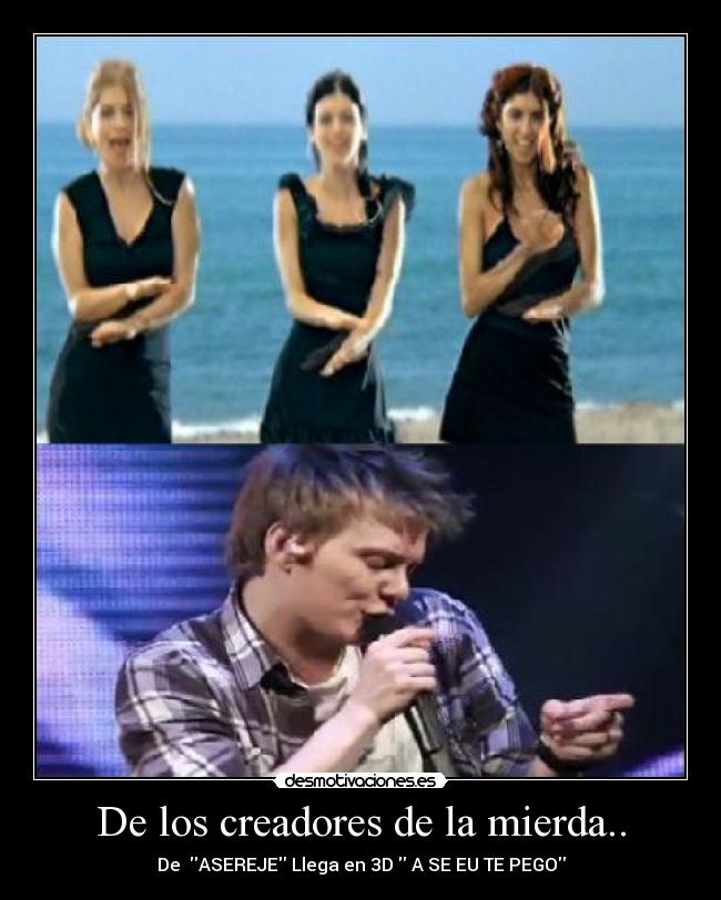 De los creadores de la mierda.. - De  ASEREJE Llega en 3D  A SE EU TE PEGO