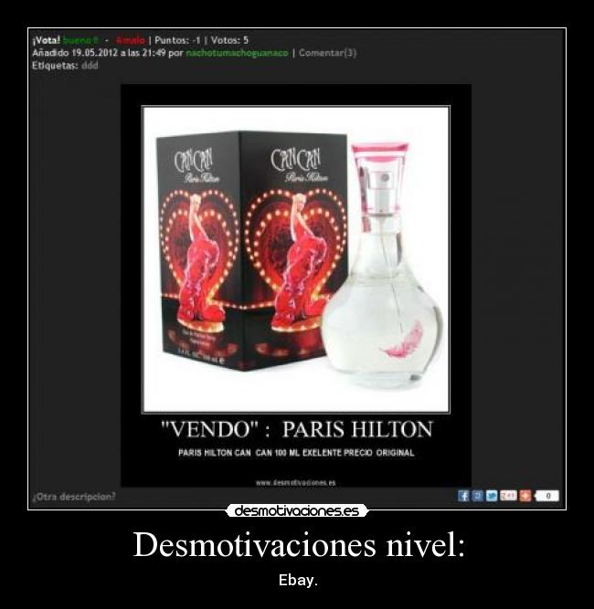 Desmotivaciones nivel: - Ebay.