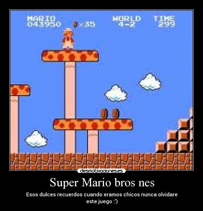 Super Mario bros nes - Esos dulces recuerdos cuando eramos chicos nunca olvidare
este juego :)