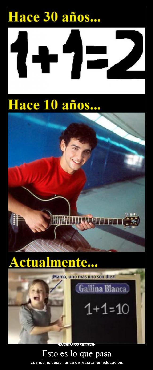 Esto es lo que pasa - 