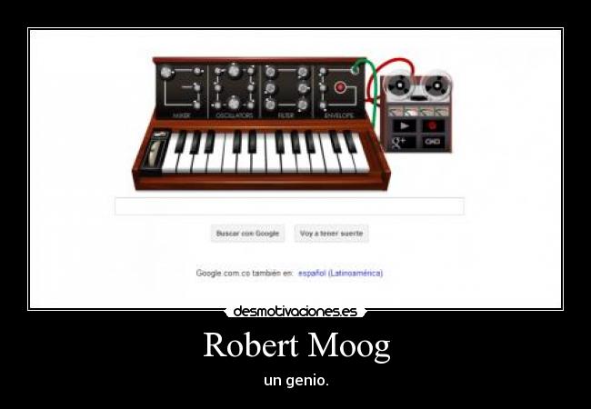 Robert Moog - un genio.